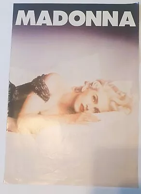 MADONNA TV Hits Magazine Pin-up Pull-out Poster 1 Page Australian Vintage 1991 • $9.79