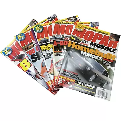 Lot Of 5 Mopar Muscle Magazine 2008 May Jun Aug & Sept • $18