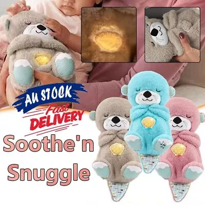 Fisher-Price Soothe 'N Snuggle Otter Portable Plush Baby Toy With Music Sounds • $17.59