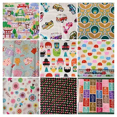 Cotton Fabric Remnants *choose Your Own* *Craft Clearance* Mixed Designs • £2.50