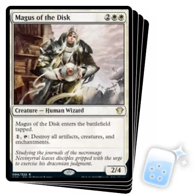 MAGUS OF THE DISK X4 Commander 2020 Magic MTG MINT CARD • $1.99