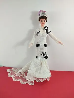 Barbie My Fair Lady ELIZA DOOLITTLE Doll White Lace Dress Hollywood Legends 1995 • $24