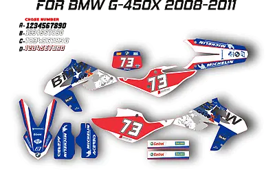 Graphics-decals-sticker Kit Fit:bmw G450x 2008-2011 • $110