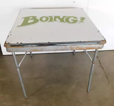 Boing Mexican Fruit Juice-#12-Complete Metal Table-30x30 Inch-Restaurant-Vintage • $229.97