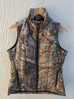 Under Armour Storm 1 Realtree Camo Primaloft Vest Women's Size Small  • $58.50