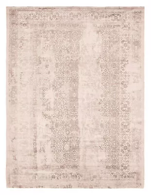 Traditional Hand Loomed Carpet 5'5  X 7'3  Viscose Area Rug • $279.40