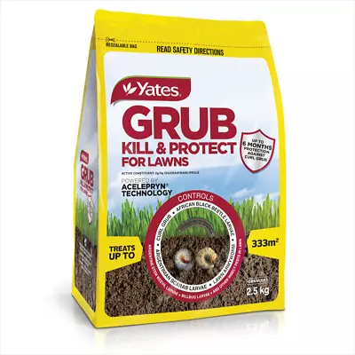 Yates Lawn Grub Kill & Protect 2.5kg Granules • $74.99