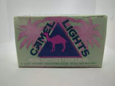 Vintage Camel Lights Genuine Taste Package Of 50 Matchbooks From 1992 • $8.99