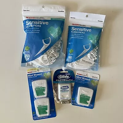 Oral-B Glide Pro-Health Dental Floss Sensitive Picks Original Mint CVS Mixed Lot • $24.88