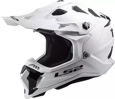 LS2 Subverter EVO MX Motocross Helmet Solid Gloss White 3XL • $199.98