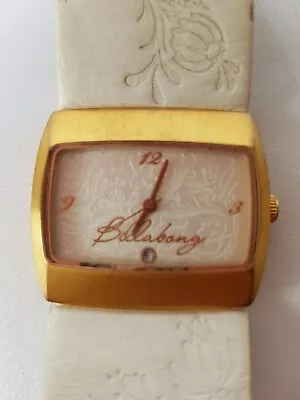 BILLABONG Flutter Butterfly Stainless Steel Watch W/Pandora Leather & Swiss Movt • $50