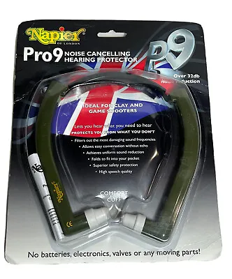 £28.99 • Buy Napier Pro 9 Ear Defenders Hearing Protection Shooting UK Model P9 Comfort Plug