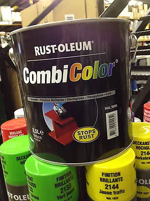 2.5lt Rustoleum Combicolor Direct Metal No Rust Paint Black White & RAL Colours • £39.60