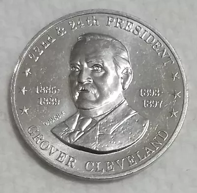 1968 SHELL MR. PRESIDENT GAME COIN / TOKEN Grover Cleveland VG Circulated • $2.25