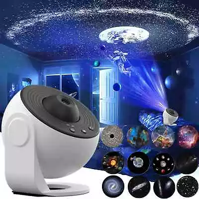 LED Projector Galaxy Starry Sun Night Light Moon Star Northern Nebula Projection • $29.85