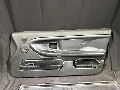 94-99 Bmw M3 E36 Coupe Nappa Leather Front Right Passenger Black Door Card Panel • $450