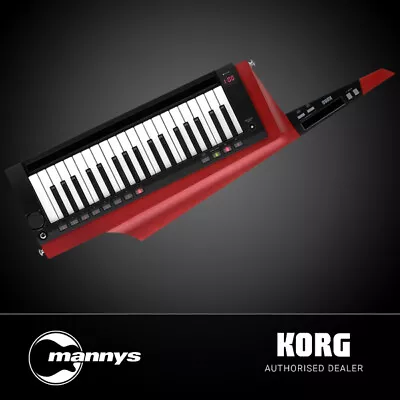 Korg RK100S 2 Keytar (Translucent Red) • $1279