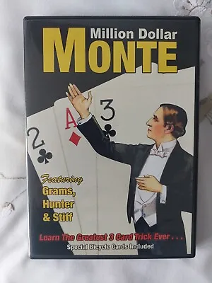 Million Dollar Monte Collectable Magic Dvd With Bicycle Cards New & Unused • £9.99
