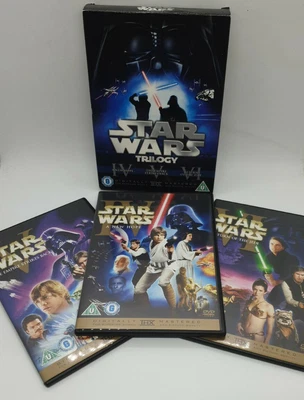 £12.99 • Buy Star Wars The Original Trilogy DVD 2008 6-Disc Set Original Theatrical Versions