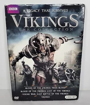 Vikings: The Collection (4 DVD Set) A Legacy That Survives BBC  • $9.99