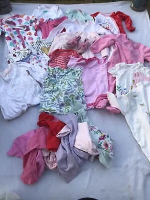 Large Bundle Of Baby Girls 3 - 6 Months Clothes • £4.20