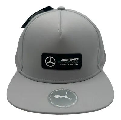 Puma Mercedes AMG Petronas F1 Racing Team Formula One Flat Bill Snapback Hat Cap • $34.10