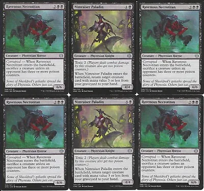 Toxic Horror Magic MTG Custom Casual 60 Card Deck (Black) • $14.99