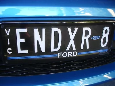 Personalised Number Plates VIC-   END XR8 -   One For The Enthusiast  FPV XR8 • $2500