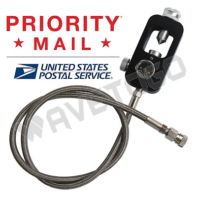 Scuba Fill Station HPA Adapter High Pressure Tank 4500psi 34  Stainless Whip • $34.95
