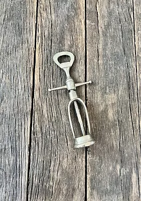 Vintage Wine Bottle Opener - Steel Corkscrew Wine Bottle Opener • $34.99