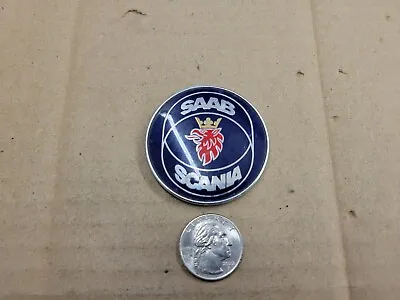 Saab OEM Scania Blue 2.125  Emblem Badge Logo Nameplate Name Plate Insignia  • $14.99