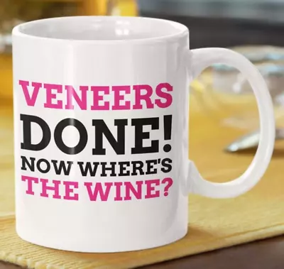 £9.95 • Buy Funny Veneers Mug 11oz 330ml Cosmetic Dental Surgery Gift Turkey Teeth Mugs