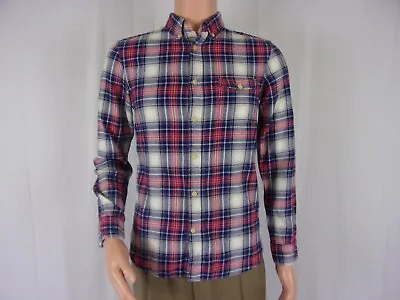 $3.58 • Buy Label Of Graded Goods Button Up Shirt       SIZE: S       BLUE/RED PLAID