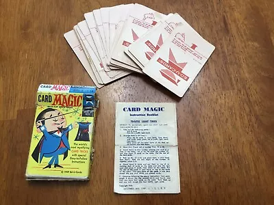 1959 Card Magic Ed-U-Cards - Complete Set Of 36 Cards With Flip Movie Back & Ins • $10