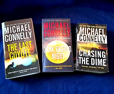 MICHAEL CONNELLY Lot Of 3 Paperbacks Thriller/Crime Harry Bosch One Owner! • $12