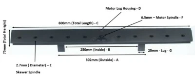 £35 • Buy BBQ 11 Small Skewer Rotisserie Attachment For The Greek Cypriot Rotisserie BBQ