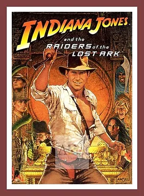 Raiders Of The Lost Ark Movie Poster A1 A2 A3 • £26.99