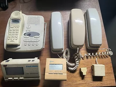 Lot Of VINTAGE PHONES AND ACCESSORIES • $23.95