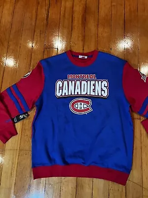 Montreal Canadiens Sweatshirt Mitchell & Ness Retro Large Men NHL New • $76