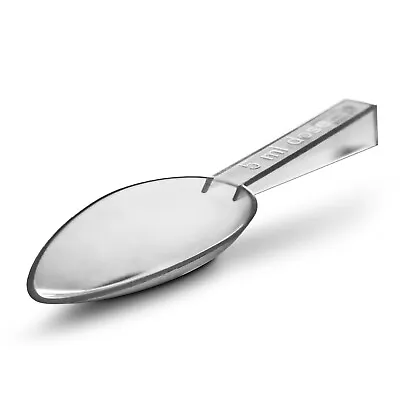 RE-GEN 5ml Clear Plastic Reusable CE Certified Medicine Spoon - 5 Pack • £3.29
