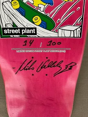 Mike Vallely Skateboard Deck Street Plant Barnyard World Industries 2015 Signed • $200