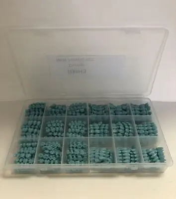 $53.99 • Buy Dental Lab New Pontic Wax Set Porcelain Blue 18 Sizes, 325pcs/box
