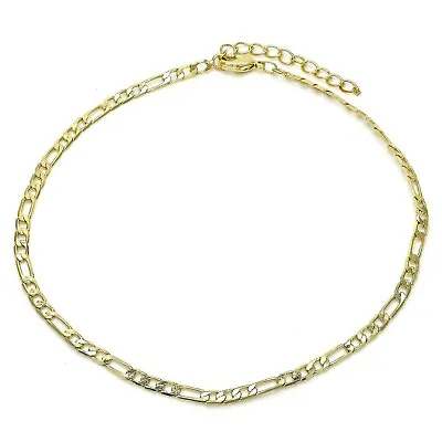 Gold Figaro Anklet Expendable  9ct GF Anklet Women JS188 • £16.99