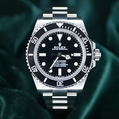 NEW UNWORN 2024 Rolex Submariner No Date COMPLETE SET MINT CONDITION 124060 • $12395