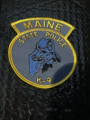 Obsolete Maine State Police K-9 Unit Patch Free Shipping • $7.99