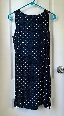 MY MICHELLE Black & White Polka Dot Midi Dress Size 7/8 • $9.99