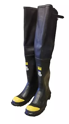 Brand  New NOS Old Stock Servus 3/4 Fishing Waders Work Boots Size 9 Steel Toe  • $99.50