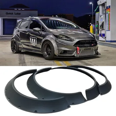 For Ford Fiesta ST 4PCS Fender Flares Wide Body Kit Wheel Arches Protector Cover • $109.11