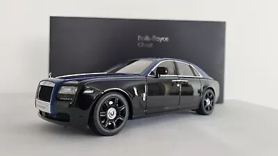 Kyosho Rolls Royce Ghost Black And Blue Two Tone 1:18 No AUTOart BBR MR  • $339.25