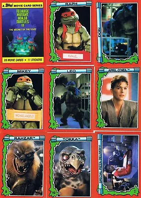 Teenage Mutant Ninja Turtles Movie II Single Cards. $1 Each + Discounts • $1